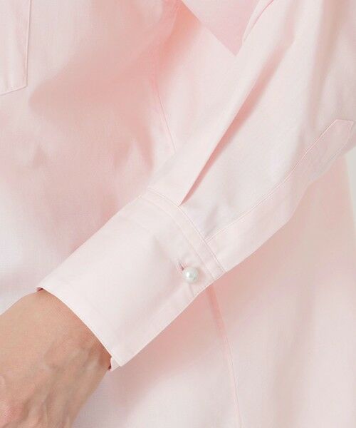 SANYO ESSENTIALS / サンヨーエッセンシャルズ シャツ・ブラウス | 【AMARC CHANNEL 掲載】パールボタンレギュラーカラーシャツ | 詳細9