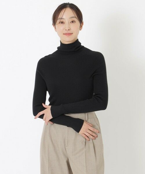 SANYO ESSENTIALS / サンヨーエッセンシャルズ ニット・セーター | 【AMARC CHANNEL 掲載】【ウォッシャブルシルク】タートルネック | 詳細2