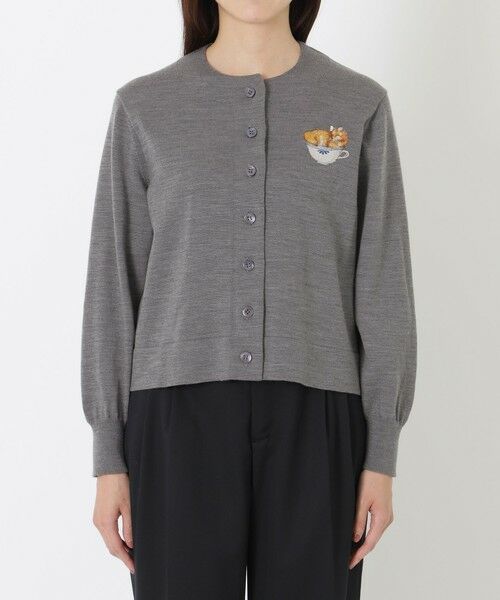 SANYO ESSENTIALS / サンヨーエッセンシャルズ ニット・セーター | 【AIKO FUKUDAコラボ】FIKAエンブレムニット | 詳細3