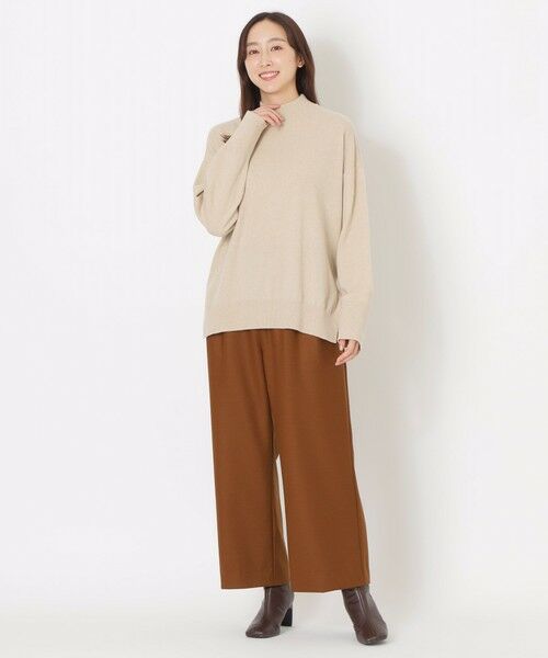 SANYO ESSENTIALS / サンヨーエッセンシャルズ ニット・セーター | モックネックプルオーバー | 詳細3