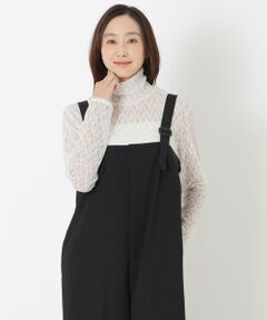 SANYO ESSENTIALS / サンヨーエッセンシャルズ カットソー | レースタートルカットソー