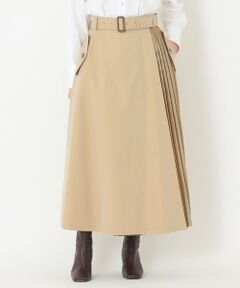 SANYO ESSENTIALS / サンヨーエッセンシャルズ ロング・マキシ丈スカート | トレンチディテールスカート