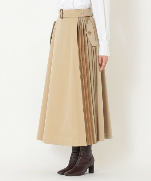 SANYO ESSENTIALS / サンヨーエッセンシャルズ ロング・マキシ丈スカート | トレンチディテールスカート | 詳細3