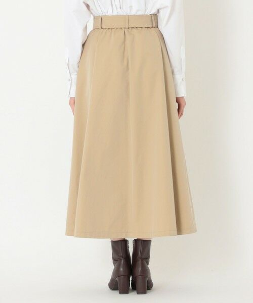 SANYO ESSENTIALS / サンヨーエッセンシャルズ ロング・マキシ丈スカート | トレンチディテールスカート | 詳細4