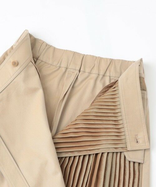 SANYO ESSENTIALS / サンヨーエッセンシャルズ ロング・マキシ丈スカート | トレンチディテールスカート | 詳細5