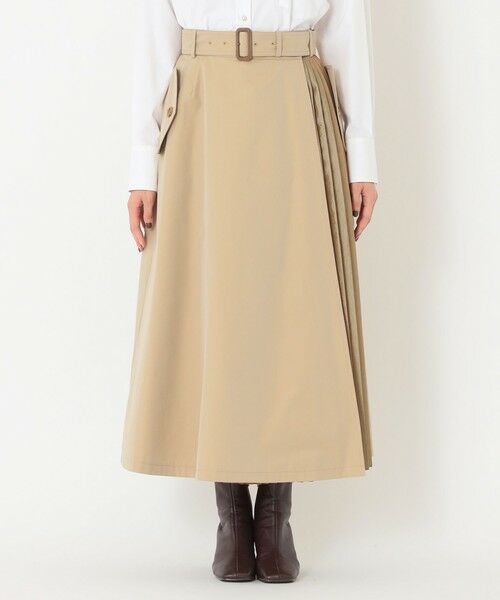 SANYO ESSENTIALS / サンヨーエッセンシャルズ ロング・マキシ丈スカート | トレンチディテールスカート | 詳細2