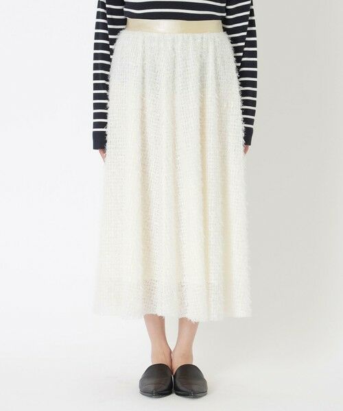 SANYO ESSENTIALS / サンヨーエッセンシャルズ ロング・マキシ丈スカート | フェザーチュールスカート | 詳細3