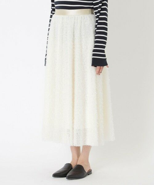 SANYO ESSENTIALS / サンヨーエッセンシャルズ ロング・マキシ丈スカート | フェザーチュールスカート | 詳細4