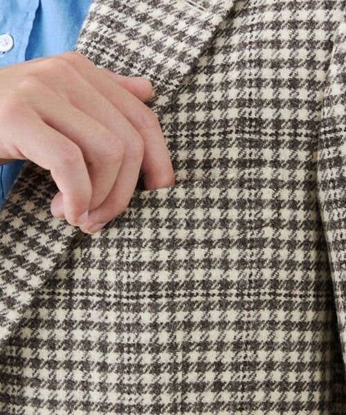 SANYO ESSENTIALS / サンヨーエッセンシャルズ ノーカラージャケット | 無染色ツイードジャケット | 詳細6