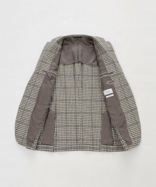 SANYO ESSENTIALS / サンヨーエッセンシャルズ ノーカラージャケット | 無染色ツイードジャケット | 詳細10