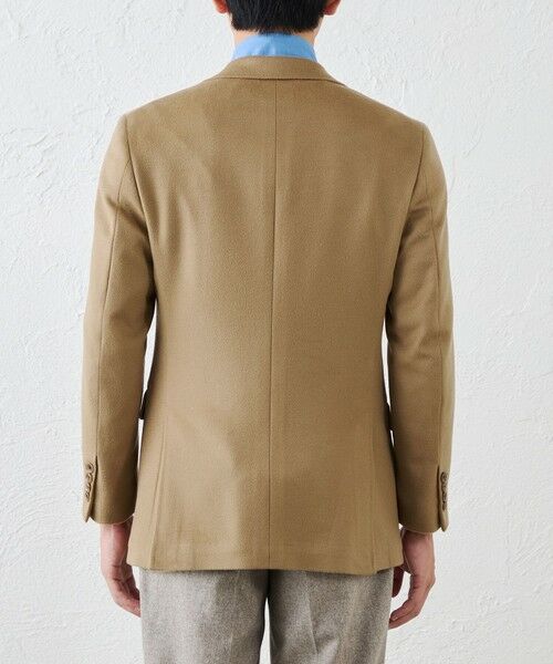 SANYO ESSENTIALS / サンヨーエッセンシャルズ ノーカラージャケット | ウールカシミヤジベリンジャケット | 詳細6