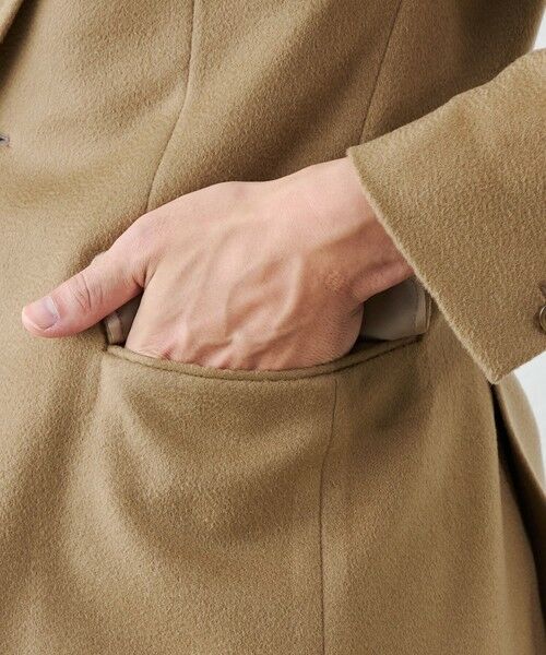 SANYO ESSENTIALS / サンヨーエッセンシャルズ ノーカラージャケット | ウールカシミヤジベリンジャケット | 詳細8