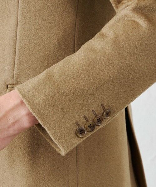 SANYO ESSENTIALS / サンヨーエッセンシャルズ ノーカラージャケット | ウールカシミヤジベリンジャケット | 詳細9