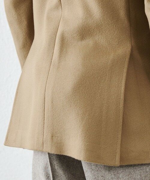 SANYO ESSENTIALS / サンヨーエッセンシャルズ ノーカラージャケット | ウールカシミヤジベリンジャケット | 詳細10