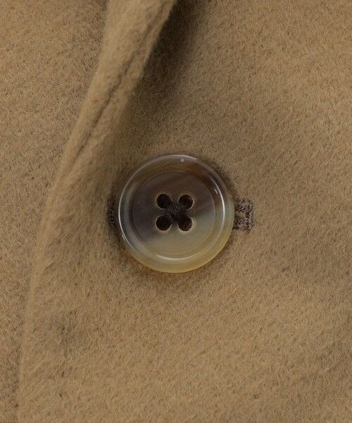 SANYO ESSENTIALS / サンヨーエッセンシャルズ ノーカラージャケット | ウールカシミヤジベリンジャケット | 詳細11