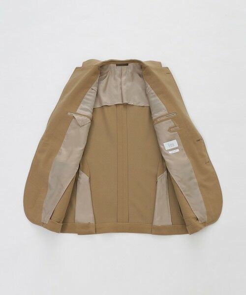 SANYO ESSENTIALS / サンヨーエッセンシャルズ ノーカラージャケット | ウールカシミヤジベリンジャケット | 詳細12