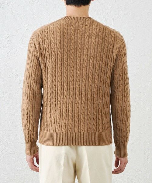 SANYO ESSENTIALS / サンヨーエッセンシャルズ ニット・セーター | カシミヤクルーネックケーブル | 詳細7