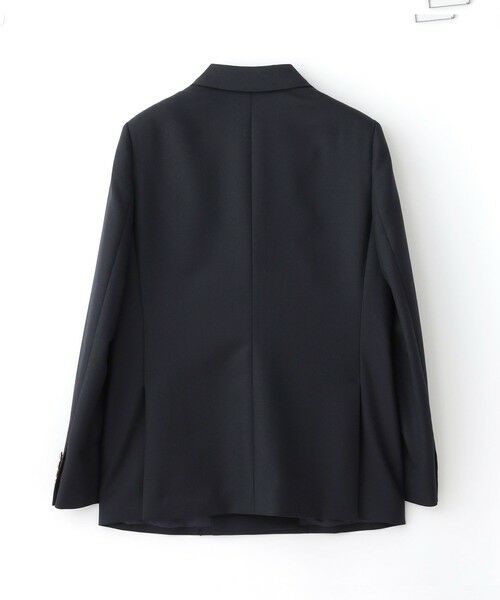 SANYO ESSENTIALS / サンヨーエッセンシャルズ ノーカラージャケット | ネイビーブレザー | 詳細1
