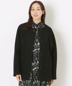 SANYO ESSENTIALS / サンヨーエッセンシャルズ ブルゾン | ウールノーカラーコート