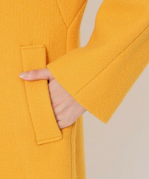 SANYO ESSENTIALS / サンヨーエッセンシャルズ ブルゾン | ウールノーカラーコート | 詳細9