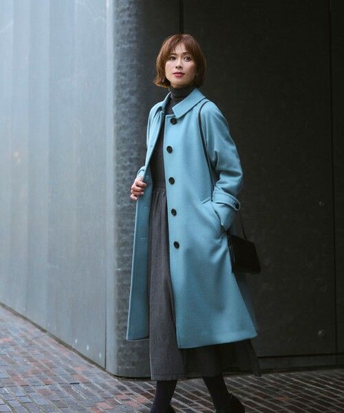 SANYO ESSENTIALS / サンヨーエッセンシャルズ ロング・マキシ丈ワンピース | ウールニットワンピース | 詳細1