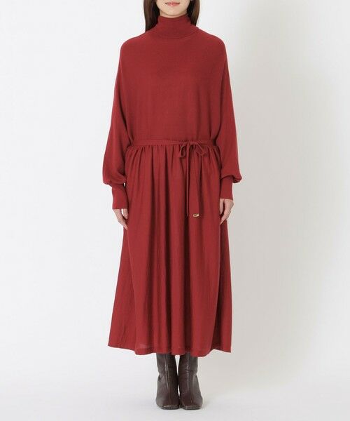 SANYO ESSENTIALS / サンヨーエッセンシャルズ ロング・マキシ丈ワンピース | ウールニットワンピース | 詳細7