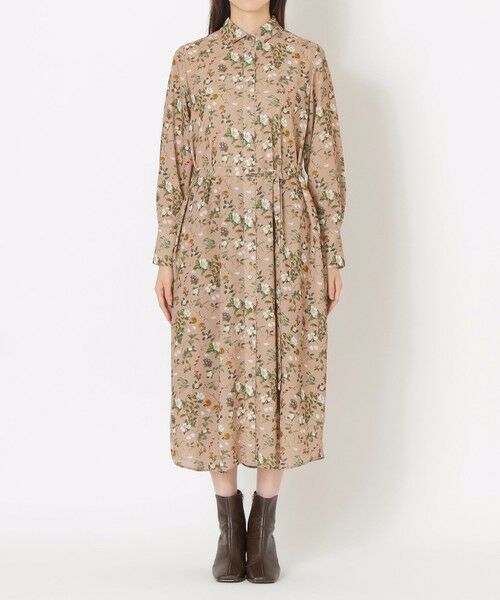 SANYO ESSENTIALS / サンヨーエッセンシャルズ ロング・マキシ丈ワンピース | 【HAIBARA】プリントワンピース | 詳細6