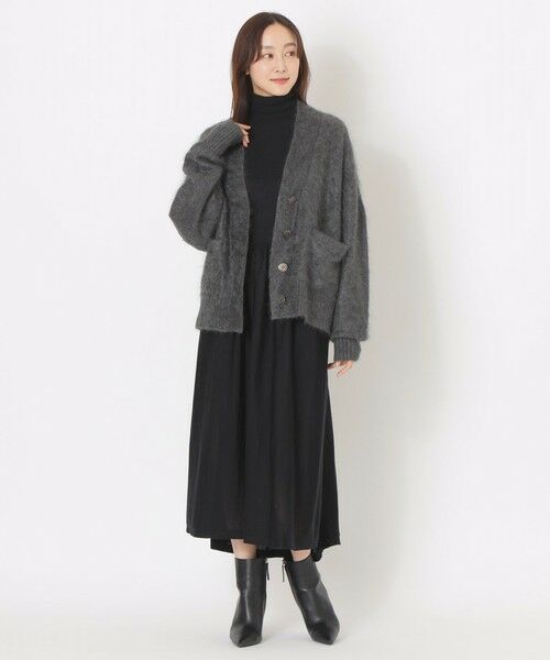 SANYO ESSENTIALS / サンヨーエッセンシャルズ ニット・セーター | ファー加工カシミヤニット | 詳細1