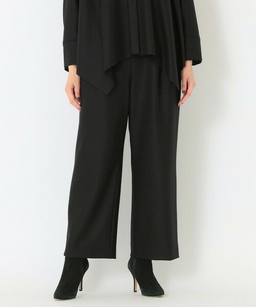 SANYO ESSENTIALS/サンヨーエッセンシャルズ 【DRESOPHY】バランサーキュラーパンツ ブラック1 36 SANYO ESSENTIALS/サンヨーエッセンシャルズ 【DRESOPHY】バランサーキュラーパンツ ブラック1 36