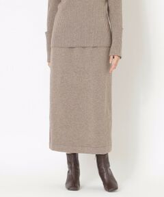 SANYO ESSENTIALS / サンヨーエッセンシャルズ ロング・マキシ丈スカート | ニットセットアップスカート