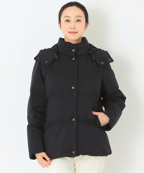 SANYO ESSENTIALS/サンヨーエッセンシャルズ ＜青森ダウン＞ショートダウンコート ブラック1 38