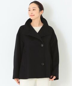 SANYO ESSENTIALS / サンヨーエッセンシャルズ その他アウター | ＜Rain Wool＞スタンドカラー ショートコート