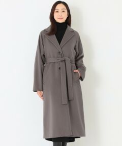 SANYO ESSENTIALS / サンヨーエッセンシャルズ その他アウター | ウールビーバー ベルテッドロングコート