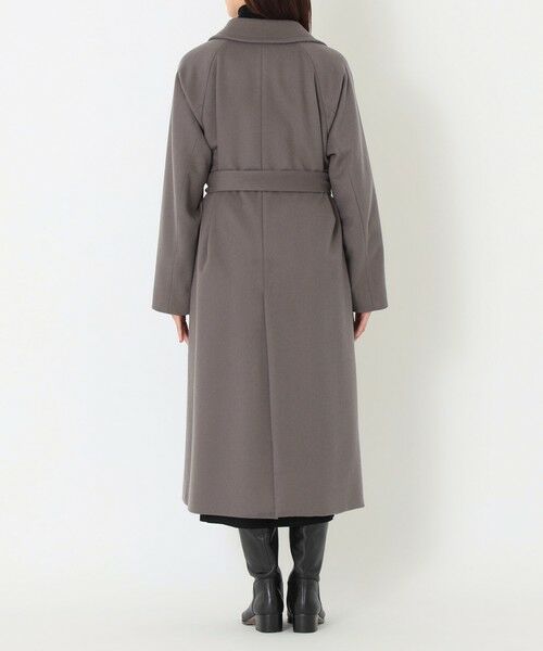 SANYO ESSENTIALS / サンヨーエッセンシャルズ その他アウター | ウールビーバー ベルテッドロングコート | 詳細6