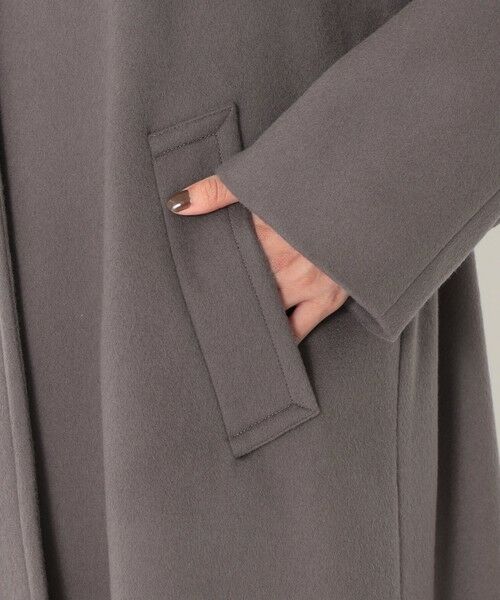 SANYO ESSENTIALS / サンヨーエッセンシャルズ その他アウター | ウールビーバー ベルテッドロングコート | 詳細7