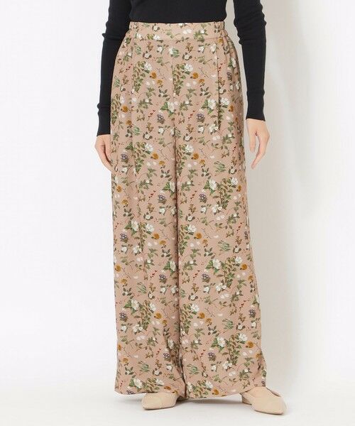 SANYO ESSENTIALS / サンヨーエッセンシャルズ その他パンツ | 【HAIBARA】プリントパンツ(ベージュ1)