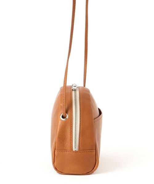 SANYO ESSENTIALS / サンヨーエッセンシャルズ メッセンジャーバッグ・ウエストポーチ | 【Blancle】OILED SMOOTH LEATHER HALF CIRCLE SH | 詳細1