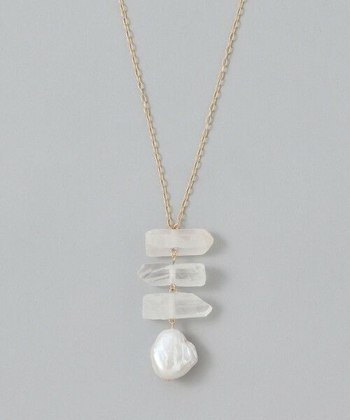 SANYO ESSENTIALS / サンヨーエッセンシャルズ ネックレス・ペンダント・チョーカー | 【beq Pettina】バロックパールロングネックレス（ゴールド3）