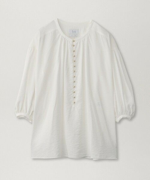 SANYO ESSENTIALS / サンヨーエッセンシャルズ シャツ・ブラウス | シアーブラウス（ホワイト1）