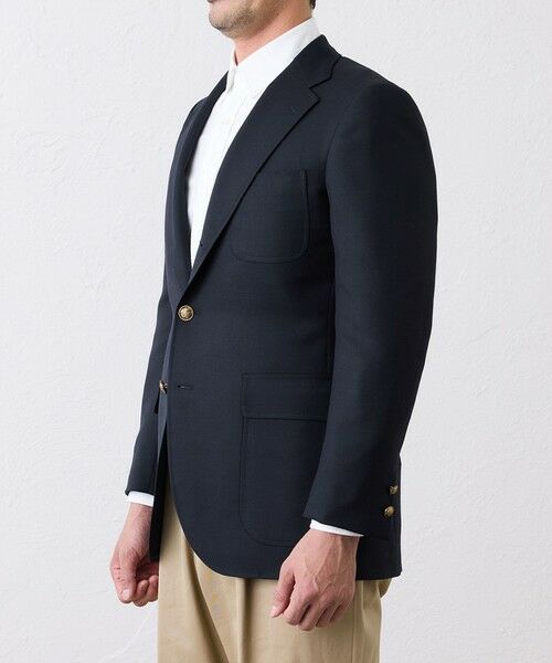 SANYO ESSENTIALS / サンヨーエッセンシャルズ ノーカラージャケット | IVYブレザー | 詳細3