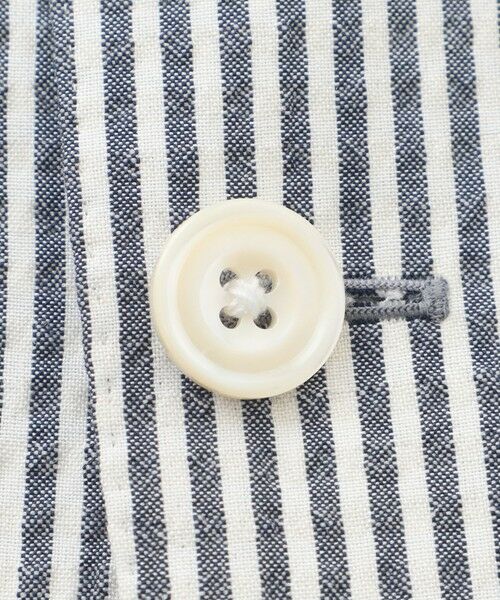 SANYO ESSENTIALS / サンヨーエッセンシャルズ ノーカラージャケット | ウール＆コットン シアーサッカージャケット | 詳細9