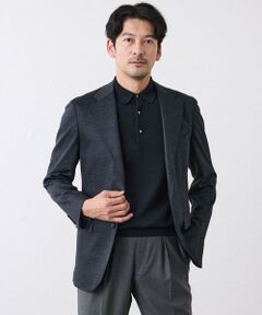 SANYO ESSENTIALS / サンヨーエッセンシャルズ ノーカラージャケット | ウールジャージージャケット