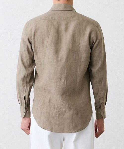 SANYO ESSENTIALS / サンヨーエッセンシャルズ シャツ・ブラウス | リネンワンピースカラーシャツ | 詳細6