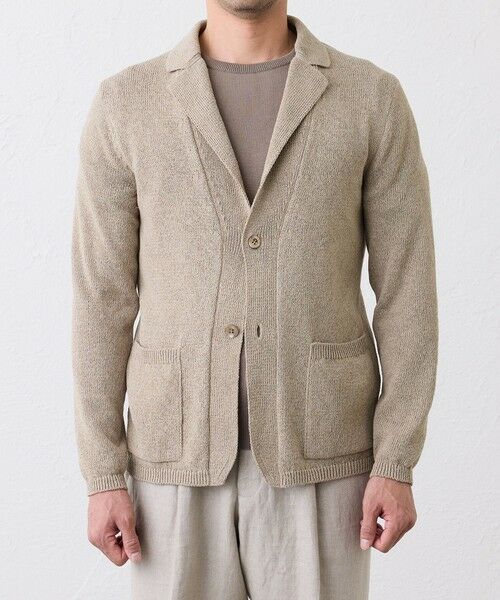 SANYO ESSENTIALS / サンヨーエッセンシャルズ ニット・セーター | 和紙ニットジャケット | 詳細3