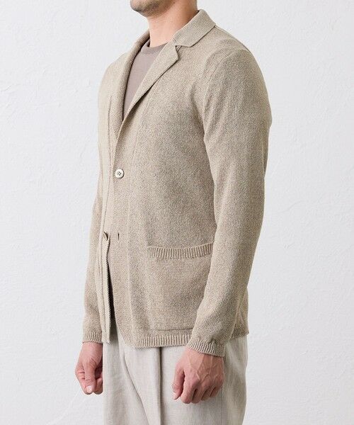 SANYO ESSENTIALS / サンヨーエッセンシャルズ ニット・セーター | 和紙ニットジャケット | 詳細4