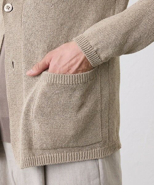 SANYO ESSENTIALS / サンヨーエッセンシャルズ ニット・セーター | 和紙ニットジャケット | 詳細6