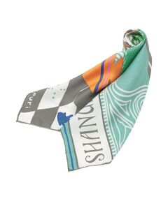 SANYO ESSENTIALS / サンヨーエッセンシャルズ マフラー・ショール・スヌード・ストール | 【manipuri】シルクスカーフ88シャングリラ