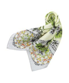 SANYO ESSENTIALS / サンヨーエッセンシャルズ マフラー・ショール・スヌード・ストール | 【manipuri】シルクスカーフ65ハーバルガーデン