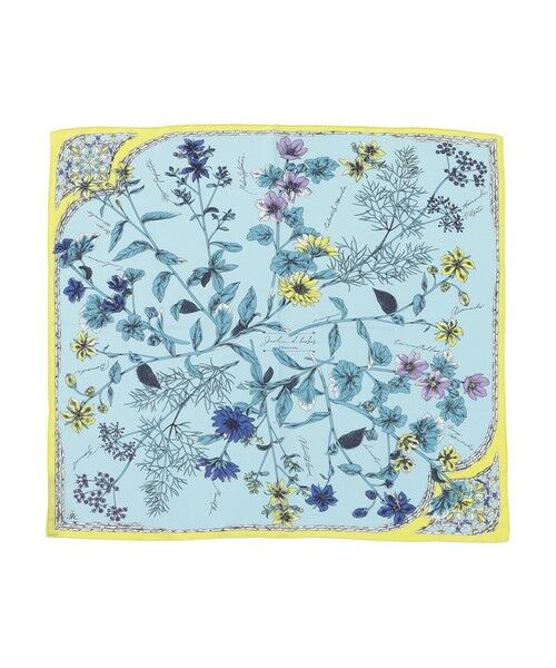 SANYO ESSENTIALS / サンヨーエッセンシャルズ マフラー・ショール・スヌード・ストール | 【manipuri】シルクスカーフ65ハーバルガーデン | 詳細2