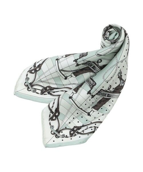 SANYO ESSENTIALS / サンヨーエッセンシャルズ マフラー・ショール・スヌード・ストール | 【manipuri】シルクスカーフ65ビットバルーン（グレー3）